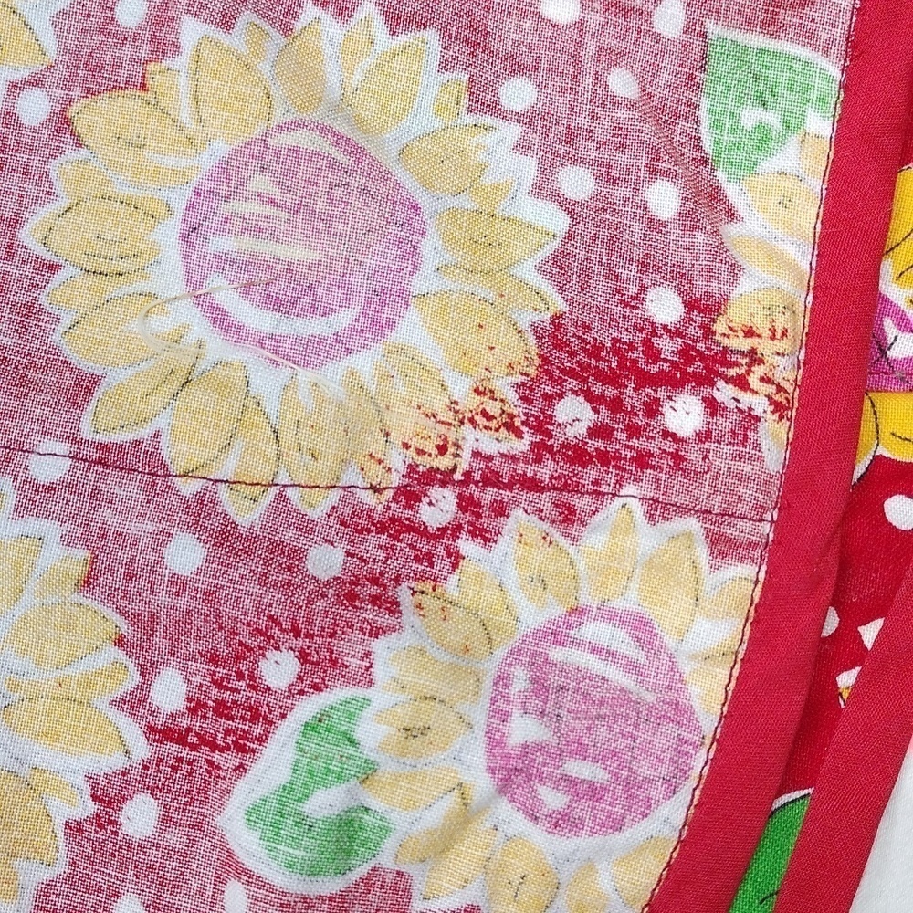 Floral Kitchen Apron One Size - Picture 7 of 8